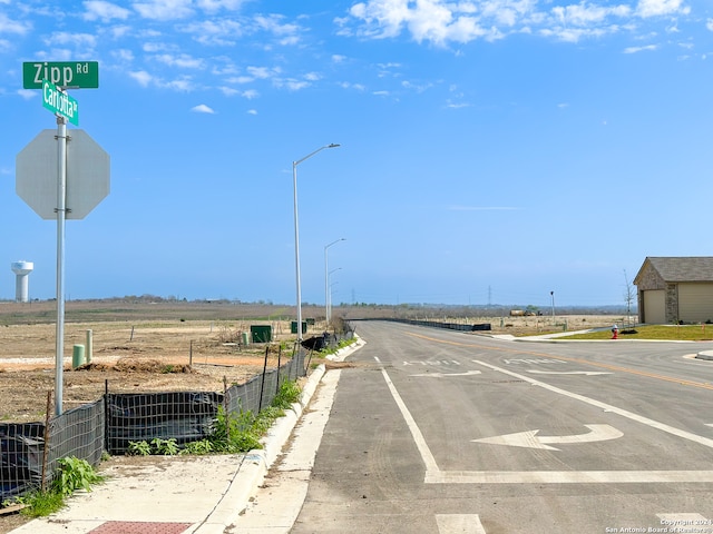 view of road