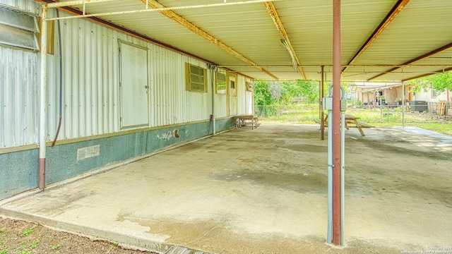 view of horse barn