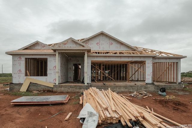 view of property under construction