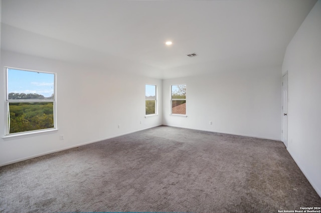 spare room featuring carpet flooring