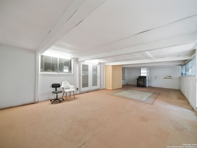 view of unfurnished living room