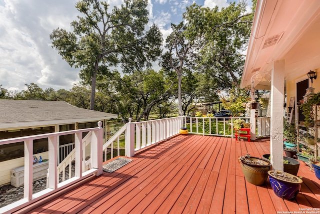 view of deck