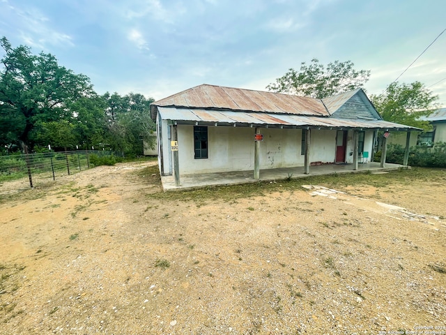 view of back of house