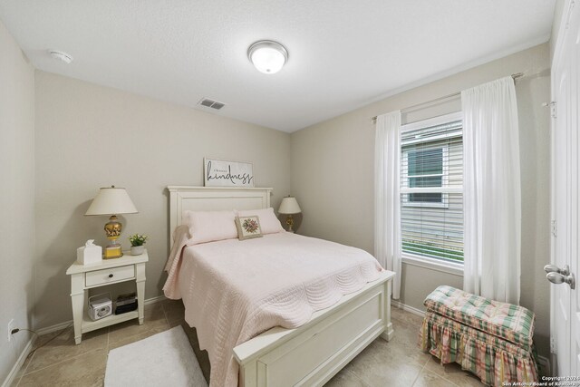 view of tiled bedroom