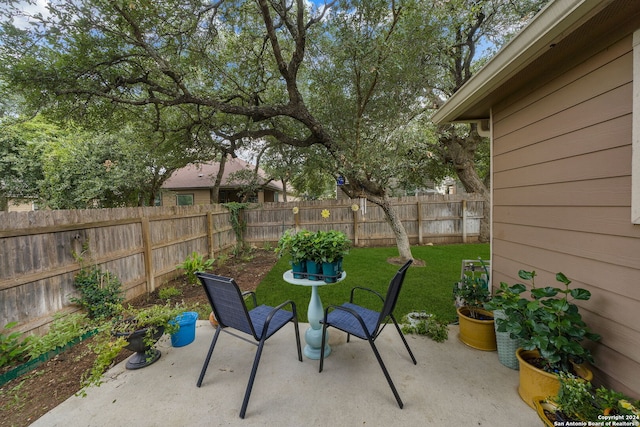 view of patio