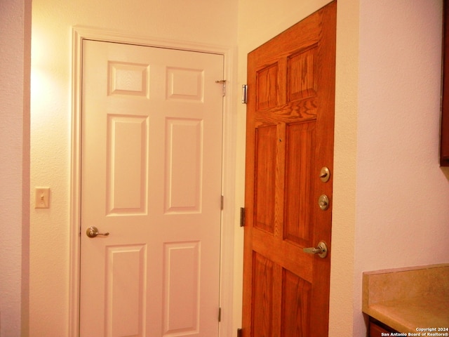 view of doorway to outside