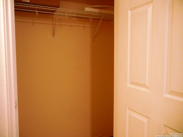 view of closet