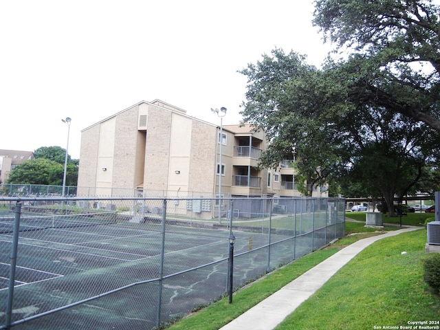 view of sport court