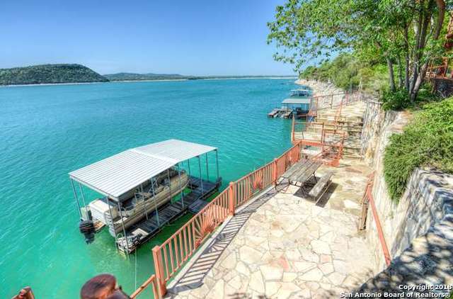 696 Faurie Rd, Lakehills, TX 78063 - dock area with a water view