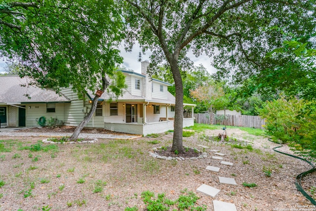 view of rear view of house