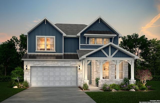 4805 Whaler, San Antonio, TX 78245 - craftsman-style house featuring a garage