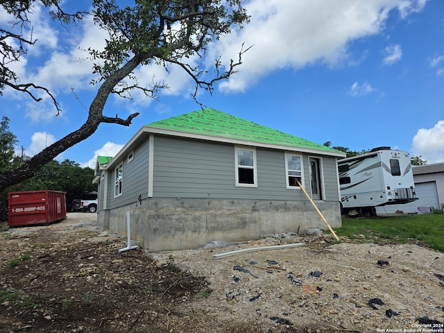 view of rear view of house