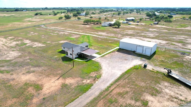 10886 Macaway Rd, Adkins, TX 78101 - aerial view of sparsely populated area with property parcel outlined