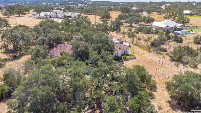 bird's eye view featuring a rural view