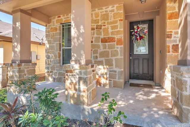 view of entrance to property