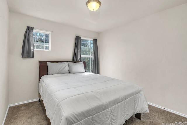 bedroom with carpet flooring