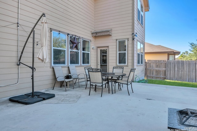 view of patio