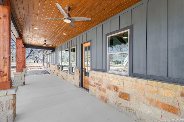 view of horse barn