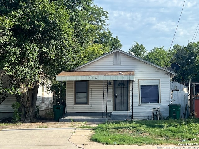 bungalow with covered porch