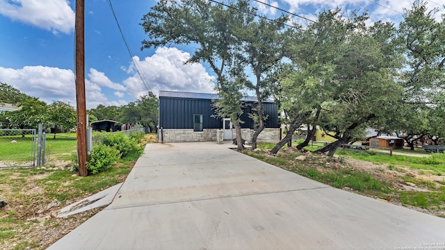 view of front of home