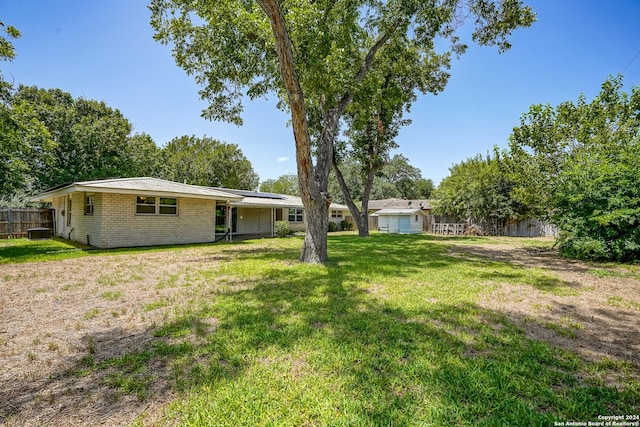 view of yard