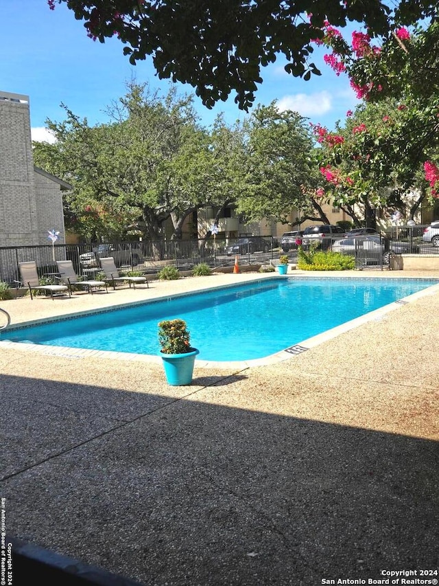 view of pool