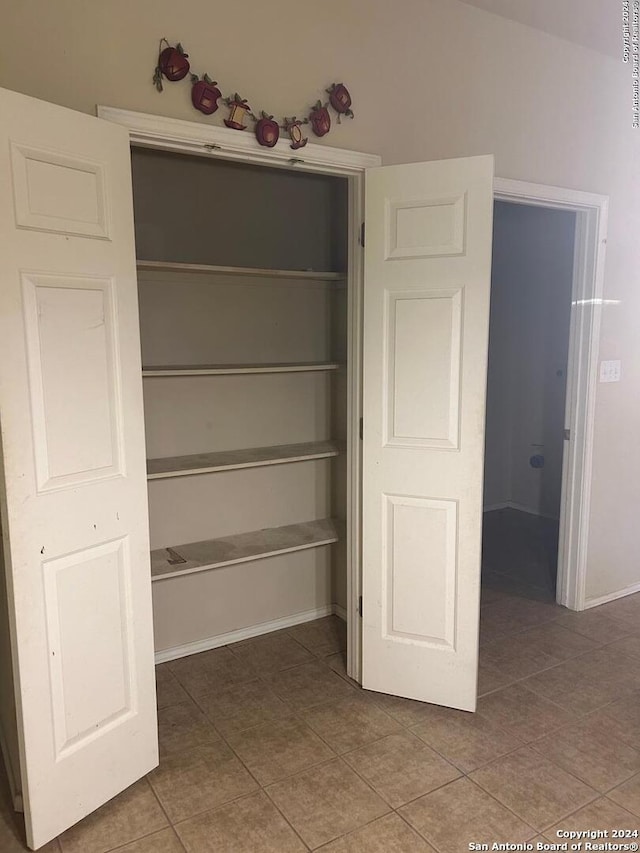 view of closet