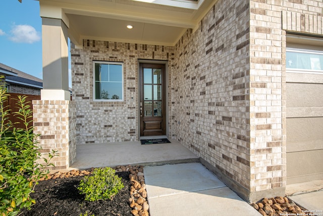 view of entrance to property