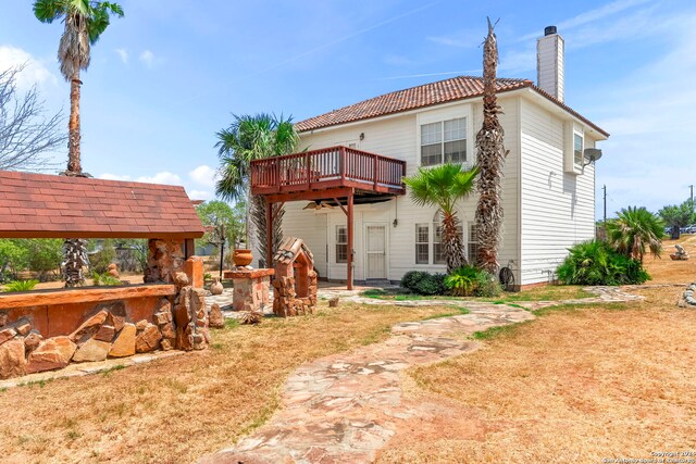 birds eye view of property with a rural view