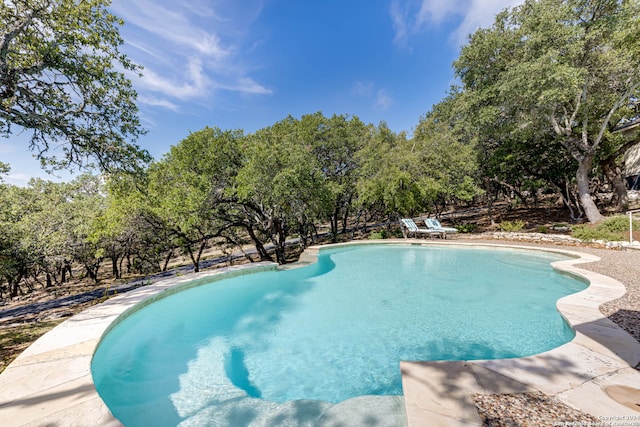 view of pool