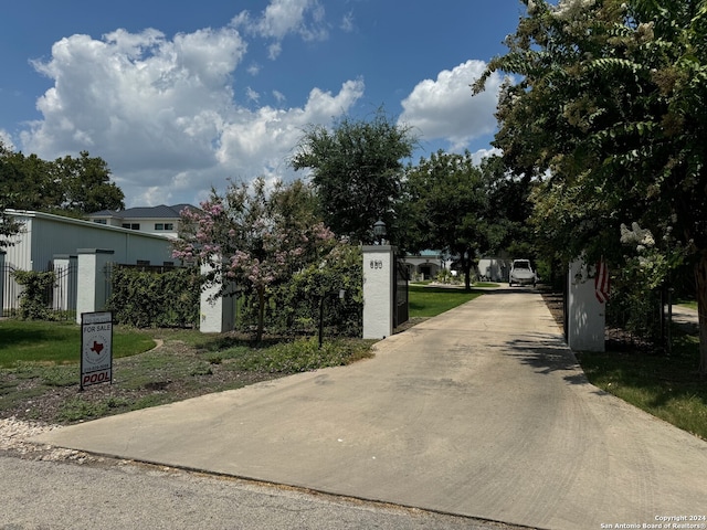 view of road