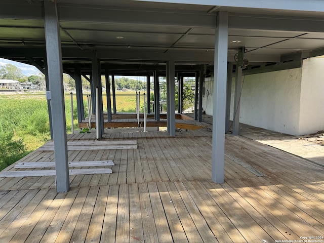 view of deck