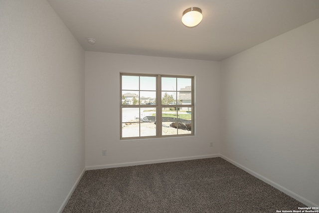 empty room with carpet floors