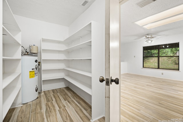 pantry featuring water heater