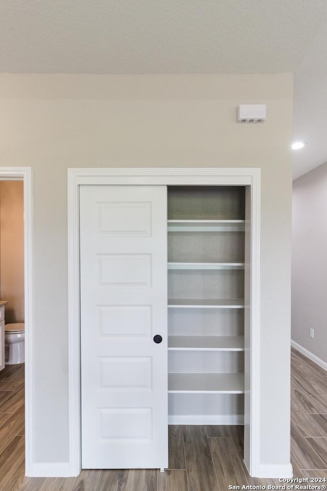 view of closet