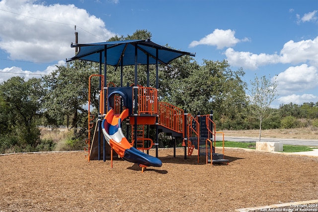 view of jungle gym