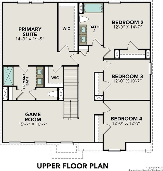 6934 Comanche Cave, San Antonio, TX 78233 - view of layout