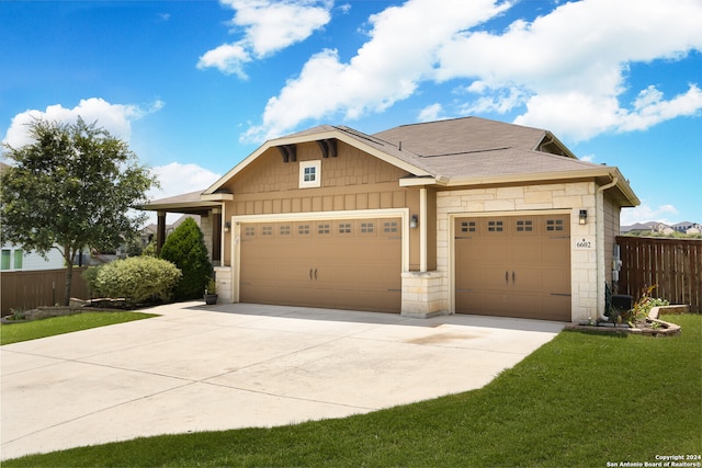 view of front of house with a front yard