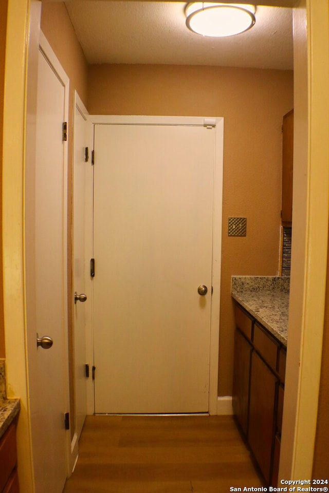 interior space featuring hardwood / wood-style flooring