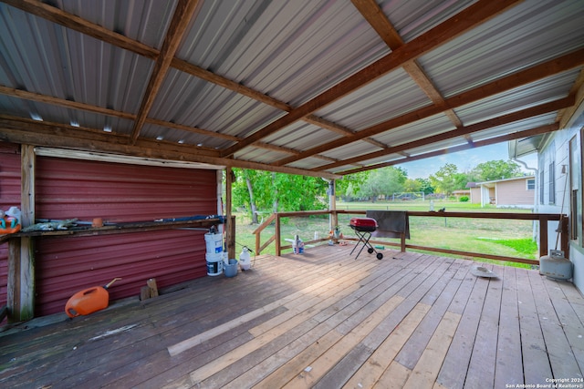 view of deck