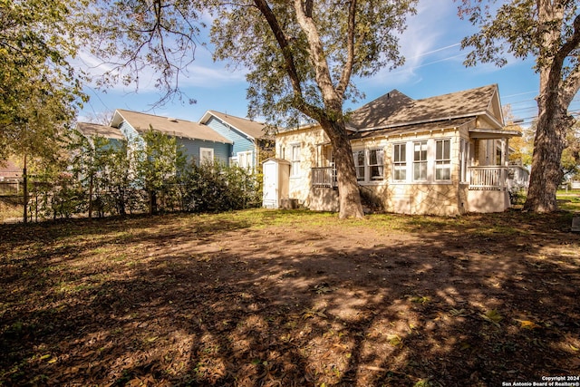 view of rear view of house