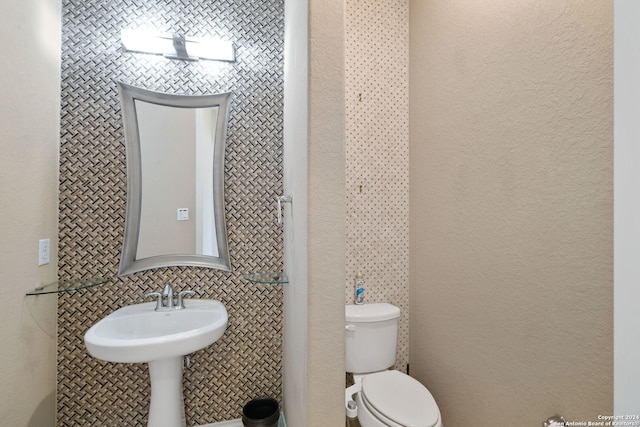 bathroom with toilet