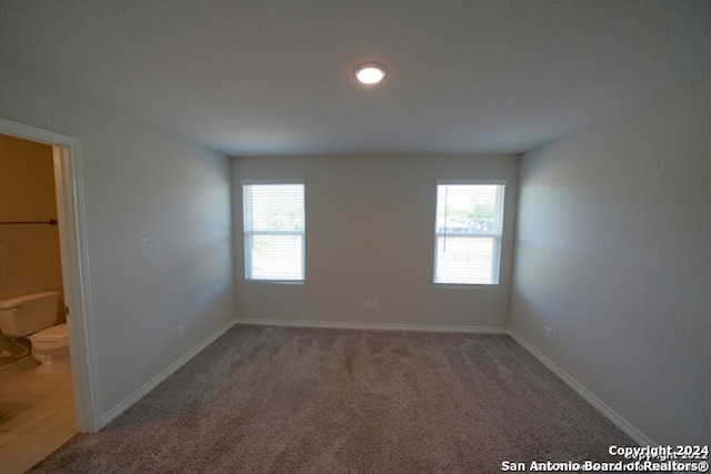 unfurnished room with carpet