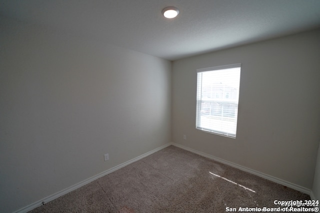 empty room featuring carpet floors