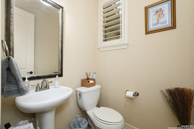 bathroom with toilet