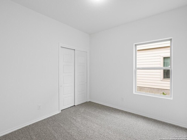 carpeted spare room with a wealth of natural light