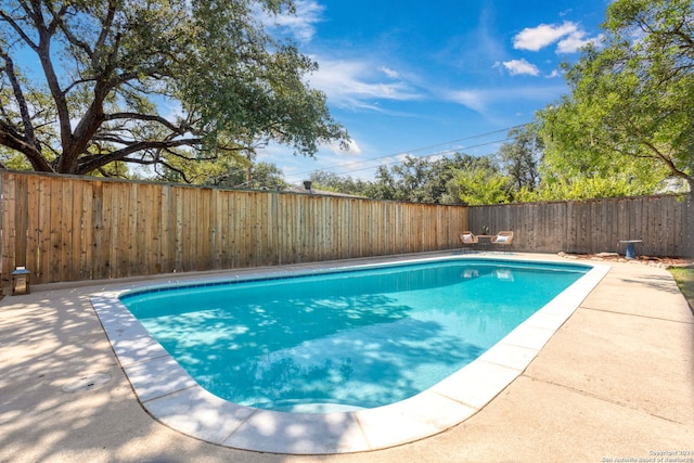 view of pool