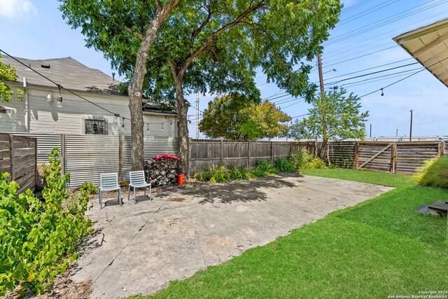 view of yard featuring a patio area