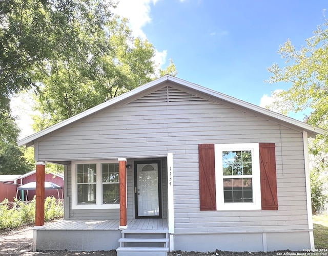 view of front of home