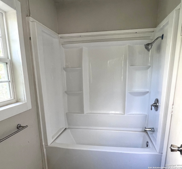 bathroom featuring tub / shower combination